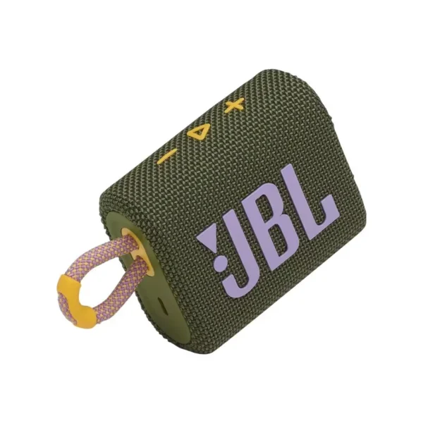 Enceinte JBL GO 3 Puissance de sortie : 4,2 W RMS. Malgré sa petite taille, elle offre un son étonnamment clair et des basses bien plus présentes que sur la version précédente (Go 2). | MyTechnologyCompanies Cotonou Enceinte JBL GO 3 Puissance de sortie : 4,2 W RMS. Malgré sa petite taille, elle offre un son étonnamment clair et des basses bien plus présentes que sur la version précédente (Go 2).