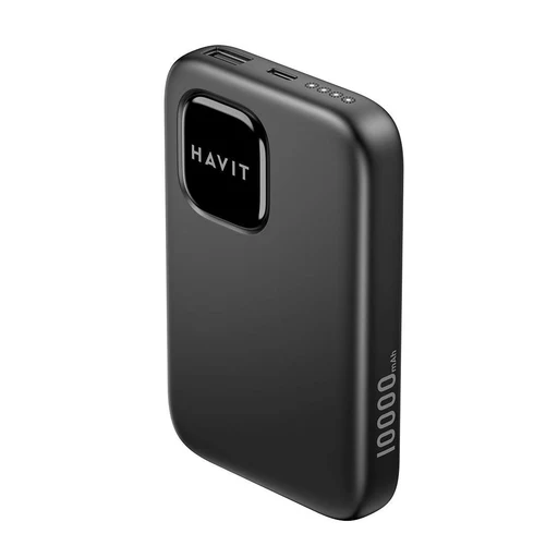 PowerBank HAVIT Multi-ports : Équipés de plusieurs sorties USB (souvent 2 ports USB-A et 1 port USB-C) pour charger deux à trois téléphones en même temps.