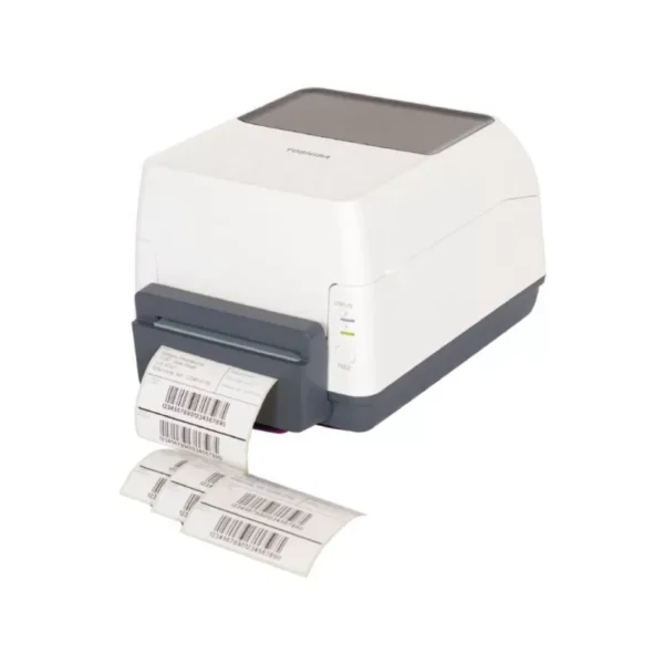 B-FV4T Résolution  Disponible en deux versions 203 dpi (standard) ou 300 dpi (pour les textes fins et codes-barres denses). Vitesse d'impression : Jusqu'à 152,4 mm/s (pour le modèle 203 dpi).