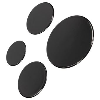Chapeaux et couronnes de brûleurs Auxiliaire (Petit) : Diamètre d'environ 45 à 50 mm pour mijoter. Semi-rapide (Moyen) : Diamètre d'environ 65 à 75 mm pour les cuissons courantes. Rapide (Grand) : Diamètre d'environ 90 à 100 mm pour chauffer de grands volumes.