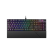 Clavier gaming filaire Azerty  Corsair K55 RGB Pro Rétroéclairage RGB 5 zones : personnalisable via le logiciel Corsair iCUE. Touches macro dédiées : 6 touches programmables, compatibles avec Elgato Stream Deck pour le streaming.