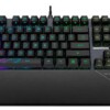 Clavier gaming filaire Azerty  Corsair K55 RGB Pro Rétroéclairage RGB 5 zones : personnalisable via le logiciel Corsair iCUE. Touches macro dédiées : 6 touches programmables, compatibles avec Elgato Stream Deck pour le streaming.