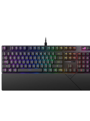 Clavier gaming filaire Azerty  Corsair K55 RGB Pro Rétroéclairage RGB 5 zones : personnalisable via le logiciel Corsair iCUE. Touches macro dédiées : 6 touches programmables, compatibles avec Elgato Stream Deck pour le streaming.