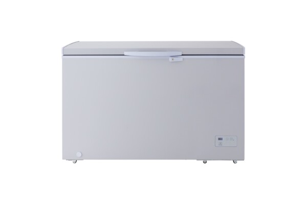 Congélateur coffre LG grande taille 345L Technologie Direct Cooling : Un système de refroidissement efficace qui maintient une température homogène pour une conservation optimale.