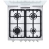 CUISINIERE A GAZ 4 FEUX  60 CM Sécurité totale 1 brûleur Rapide (grand) pour bouillir l'eau ou saisir les viandes. 2 brûleurs Semi-rapides (moyens) pour les cuissons quotidiennes. 1 brûleur Auxiliaire (petit) pour mijoter ou les petites casseroles