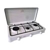 Cuisinière à gaz portable pour le camping, 3 brûleurs
