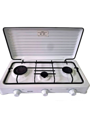 Cuisinière à gaz portable pour le camping, 3 brûleurs