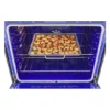 Cuisinière électrique Double Four 30 Four supérieur (Petit format) : Environ 70 à 85 litres. Idéal pour les cuissons rapides du quotidien (pizzas, gratins, tartes), il chauffe très vite et consomme moins d'énergie.