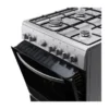 Cuisinière LG LF68V00S 4 Brûleurs à gaz : Puissance échelonnée de 1,0 kW à 3,6 kW pour s'adapter à tous les récipients (mijoteur à brûleur rapide triple couronne). Grilles en fonte : Supports massifs offrant une stabilité maximale, hautement résistants aux déformations dues à la chaleur intense.