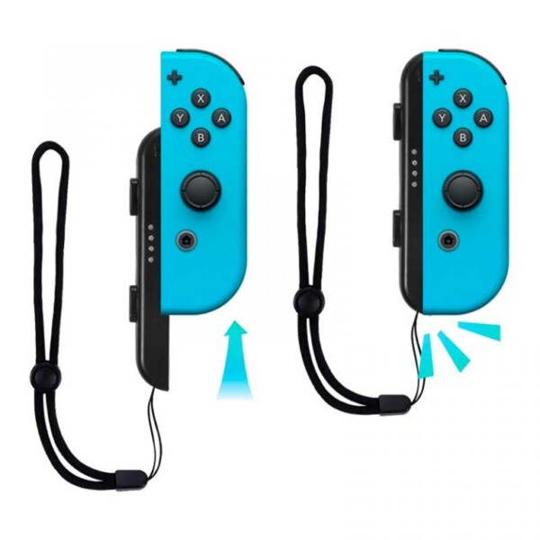 Dragonne pour Joy-Con Nintendo Switch Sécurité accrue : Le cordon ajustable se serre autour du poignet pour empêcher la manette d'être projetée contre votre téléviseur.