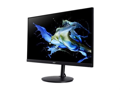 Ecran PC Acer CB272 27 Full HD Noir Fluidité  Taux de rafraîchissement de 75 Hz  Réactivité : Temps de réponse ultra-rapide de 1 ms (VRB) pour limiter les flous de mouvement.  