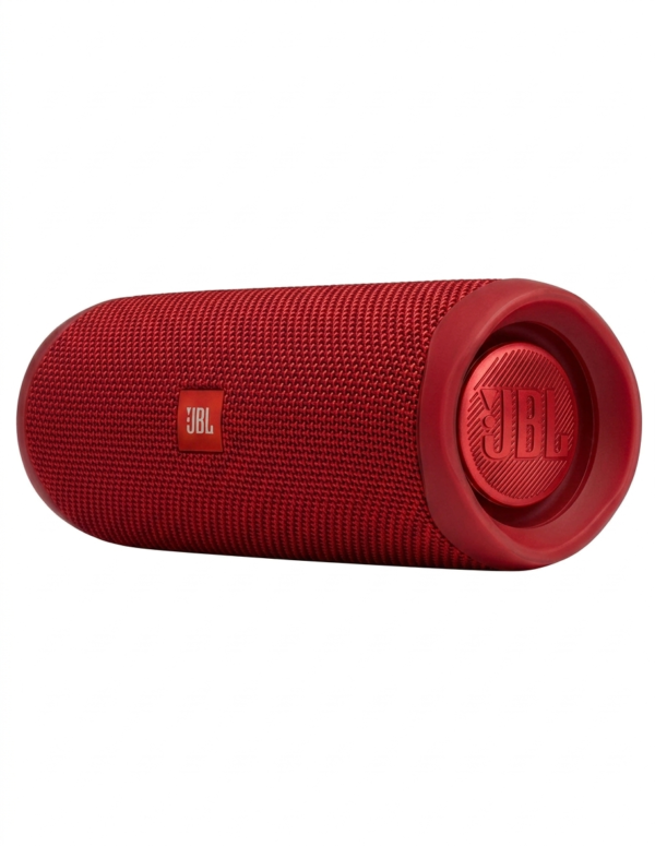 Enceinte JBL FLIP 4 Puissance : 2 x 8W (16W RMS). Radiateurs de basses : Deux radiateurs passifs externes sur les côtés qui vibrent avec les basses, une signature visuelle de JBL.