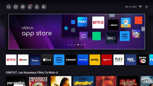 Hisense QLED 65A7GQ 65 4K Ultra HD Résolution et Qualité : Définition 4K Ultra HD (3840 x 2160 pixels) avec traitement d'image adaptatif et mise à l'échelle automatique des flux de basse résolution (4K Upscaling).