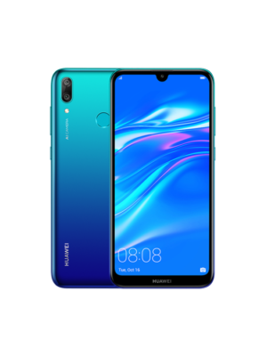 Huawei Y7 Pro Équipé de 3GB de RAM et 32GB de stockage, extensible jusqu'à 512 Go via une carte microSD. Capacité : 4 000 mAh (Li-Ion, non amovible)