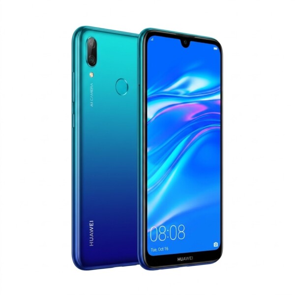 Huawei Y7 Pro Équipé de 3GB de RAM et 32GB de stockage, extensible jusqu'à 512 Go via une carte microSD. Capacité : 4 000 mAh (Li-Ion, non amovible)