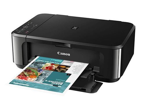 Imprimante CANON Pixma TS3440 - Wifi 3-en-1 : Impression, copie et numérisation. Connectivité Wi-Fi : Impression directe depuis smartphone/tablette via l'application Canon PRINT, Apple AirPrint et Mopria. Écran : Écran LCD segment de 3,8 cm pour configurer facilement le Wi-Fi et le nombre de copies.