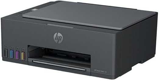 Imprimante HP smart tank 581 H3Vitesse et résolution 1200 dpi L'HP Smart Tank 581 imprime jusqu'à 12 pages par minute en noir et 5 pages par minute en couleur, avec une résolution maximale de 1200 × 1200 dpi.