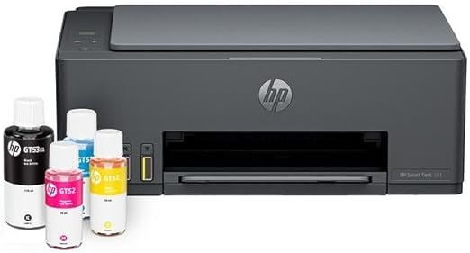 Imprimante HP smart tank 581 H3Vitesse et résolution 1200 dpi L'HP Smart Tank 581 imprime jusqu'à 12 pages par minute en noir et 5 pages par minute en couleur, avec une résolution maximale de 1200 × 1200 dpi.