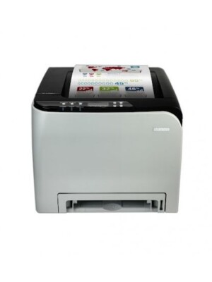 Imprimante laser couleur A4 Ricoh 16 PPM 250 feuilles SP C240DN Vitesse d’impression : 16 pages/minute en noir et en couleur. Résolution : 2400 × 600 dpi. Capacité papier : Bac principal 250 feuilles + bac manuel 1 feuille.