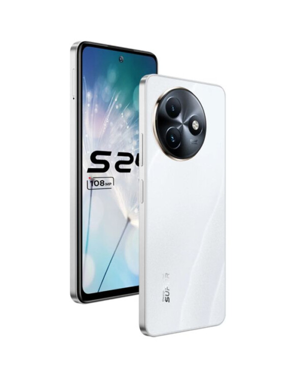 Itel S24 RAM 4GBversion d’entrée de gamme, adaptée aux tâches basiques (réseaux sociaux, appels, streaming léger). Batterie et Charge : Batterie de 5000 mAh compatible avec la charge rapide 18W via port USB Type-C (les accessoires et le bloc de charge sont inclus dans la boîte).