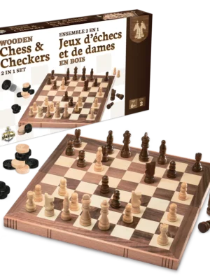 Jeu d`échecs et de dames Le plateau : En version internationale (la plus courante en France), il utilise un damier de 100 cases (10x10). Les joueurs n'utilisent que les cases foncées.