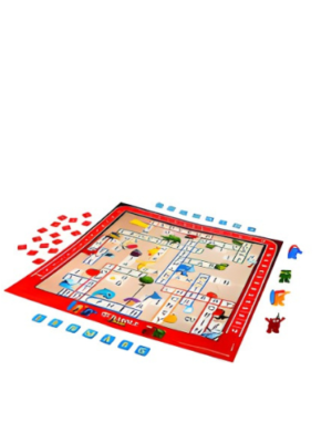 jeux de scrabble Hasbro Plateau tournant : Le plateau repose sur des roues pour pivoter facilement vers chaque joueur à son tour.