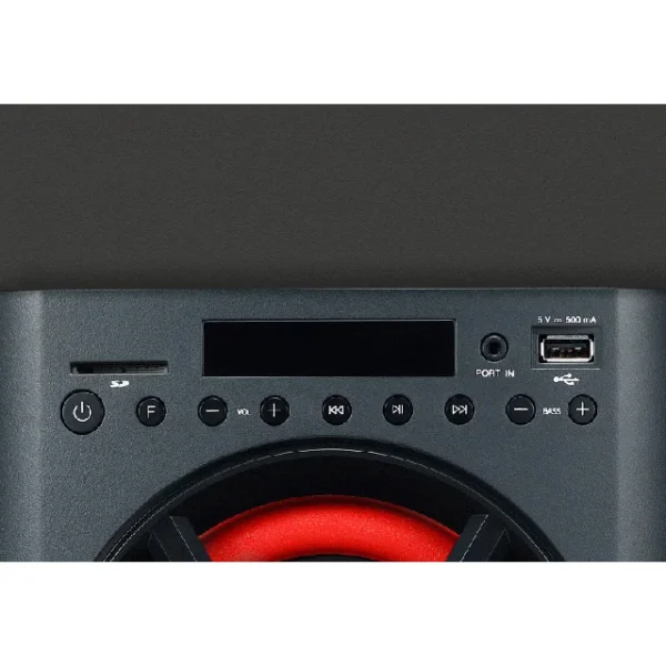 LG 40W XBOOM Home Theatre System Puissance totale : 40 Watts RMS (un caisson de basses de 20W + deux enceintes satellites de 10W chacune). Bass Blast+ : Cette technologie renforce la profondeur des basses tout en conservant la clarté des voix.