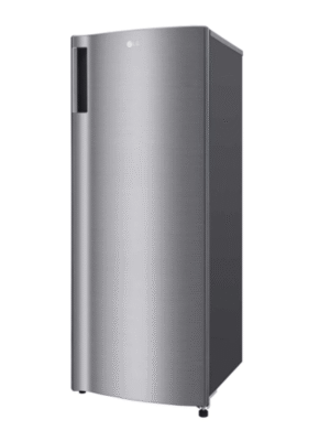 LG CONGELATEUR VERTICAL 1 PORTE 171 LITRES Compresseur Smart Inverter : Le moteur ajuste sa puissance selon les besoins, ce qui le rend très silencieux, durable et économe en énergie (jusqu'à 36% d'économie).