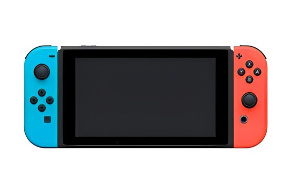 Nintendo Switch Bleu et Rouge Écran OLED 7 pouces : couleurs intenses et contrastes élevés pour une meilleure immersion. Joy-Con Bleu et Rouge : manettes détachables qui peuvent être utilisées ensemble ou séparément.