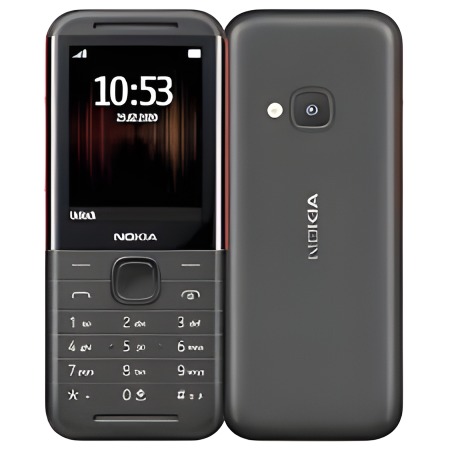 Nokia 5310 Double SIM Noir Autonomie Batterie amovible de 1200 mAh à 1450 mAh offrant jusqu'à 20 heures de communication et plus de 22 jours d'autonomie en veille.