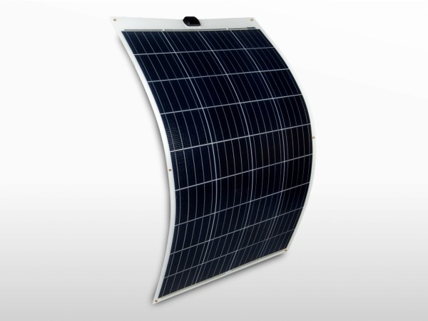PANNEAU SOLAIRE SOUPLE 220W Poids plume : Entre 3,5 kg et 5,5 kg, soit environ 70 % de moins qu'un panneau rigide classique. Ultra-fin : Épaisseur de seulement 2 à 3 mm.