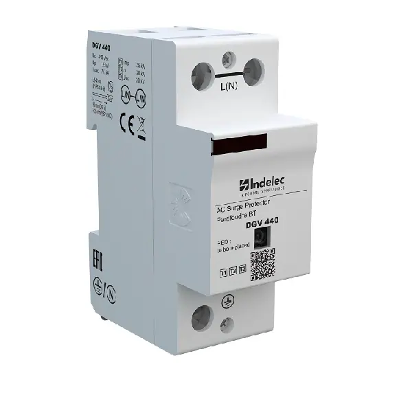 Parafoudre Type 1 + 2 DSR1 275 C2 Parfaitement calibré pour les réseaux électriques d'Afrique de l'Ouest (standards 220V–230V) afin de tolérer de légères fluctuations sans déclenchement intempestif.