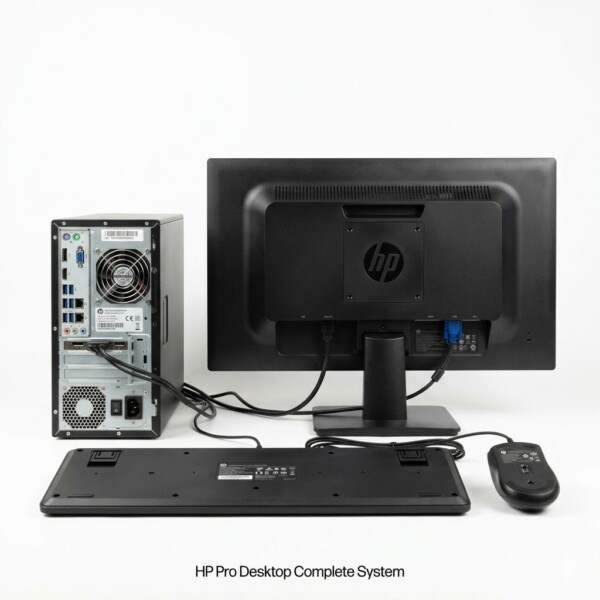 PC BUREAU HP PRO 3500 G2 / DUAL CORE conçu pour la bureautique, la gestion administrative et les tâches quotidiennes en entreprise. Équipé d'un processeur Intel Pentium Dual Core et d'un stockage HDD 500GB
