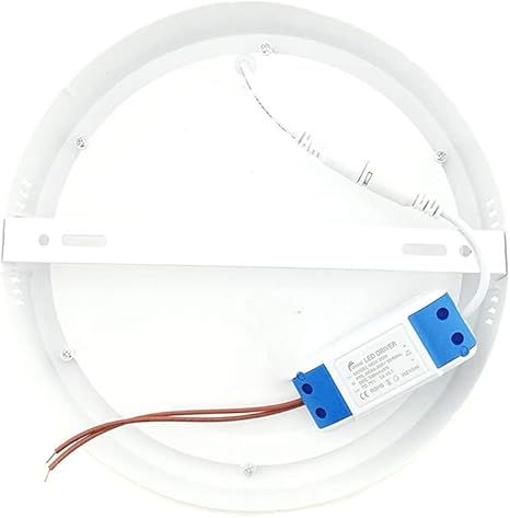 PLAFONNIER LED CIRCULAIRE 25W Encastrable (Slim Downlight) : S'intègre directement à fleur dans un faux-plafond (staff, placo/BA13).