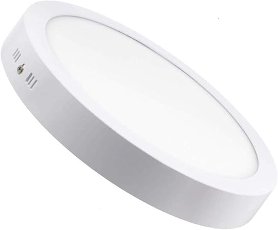 PLAFONNIER LED CIRCULAIRE 25W Encastrable (Slim Downlight) : S'intègre directement à fleur dans un faux-plafond (staff, placo/BA13).