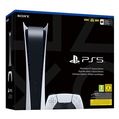 PS5 Capacité : 1 To (environ 825GB utilisables) sur la version Slim. Vitesse : SSD NVMe sur mesure capable de charger les jeux presque instantanément (vitesse de transfert de 5,5 Go/s).