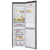 Réfrigérateur LG 374 litre Compartiment Réfrigérateur (Haut) : 234 Litres à hauteur d'yeux pour un accès facile au quotidien sans se baisser. Compartiment Congélateur (Bas) : 107 Litres utiles découpés en grands tiroirs transparents pour optimiser le rangement des pièces volumineuses. 