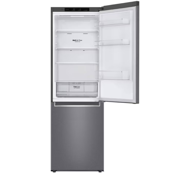 Réfrigérateur LG 374 litre Compartiment Réfrigérateur (Haut) : 234 Litres à hauteur d'yeux pour un accès facile au quotidien sans se baisser. Compartiment Congélateur (Bas) : 107 Litres utiles découpés en grands tiroirs transparents pour optimiser le rangement des pièces volumineuses. 