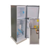 RÉFRIGÉRATEUR NEON 54 L Configuration unique : Double porte (le congélateur possède son propre battant au-dessus du réfrigérateur), ce qui évite la perte de froid par rapport aux minibars classiques à une seule porte. Répartition des volumes (Capacité nette 53L) :  Volume Réfrigérateur : 35 Litres pour vos boissons et aliments frais.
