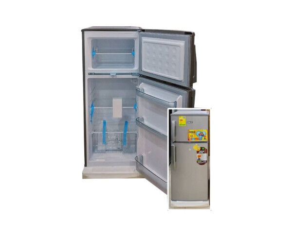 RÉFRIGÉRATEUR NEON 54 L Configuration unique : Double porte (le congélateur possède son propre battant au-dessus du réfrigérateur), ce qui évite la perte de froid par rapport aux minibars classiques à une seule porte. Répartition des volumes (Capacité nette 53L) :  Volume Réfrigérateur : 35 Litres pour vos boissons et aliments frais.