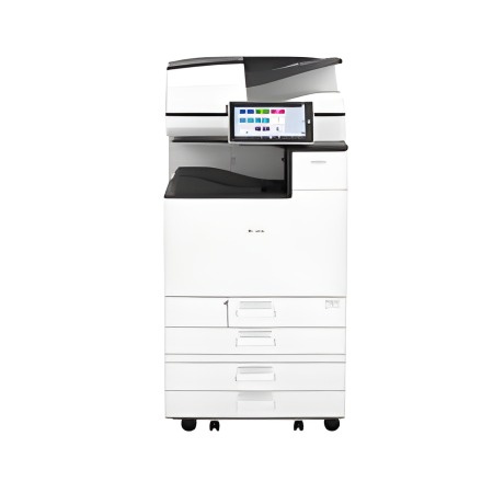 Ricoh IM C2000Résolution  1200 × 1200 dpi. Formats supportés A3, A4, SRA3. Capacité papier : Standard 1 200 feuilles, extensible jusqu’à 4 700. Écran tactile : 10,1 pouces, interface intuitive.