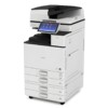 Ricoh MPC 3504EXASP ésolution de 1200 × 1200 dpi, son écran tactile intelligent de 10,1 pouces et sa capacité de 4 700 feuilles en entrée, le Ricoh MPC 3504EXASP répond aux exigences des environnements professionnels les plus demandants, en couleur comme en noir et blanc, aux formats A3 et A4.