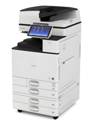 Ricoh MPC 3504EXASP ésolution de 1200 × 1200 dpi, son écran tactile intelligent de 10,1 pouces et sa capacité de 4 700 feuilles en entrée, le Ricoh MPC 3504EXASP répond aux exigences des environnements professionnels les plus demandants, en couleur comme en noir et blanc, aux formats A3 et A4.