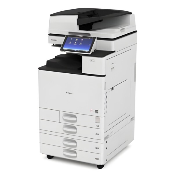 Ricoh MPC 3504EXASP ésolution de 1200 × 1200 dpi, son écran tactile intelligent de 10,1 pouces et sa capacité de 4 700 feuilles en entrée, le Ricoh MPC 3504EXASP répond aux exigences des environnements professionnels les plus demandants, en couleur comme en noir et blanc, aux formats A3 et A4.