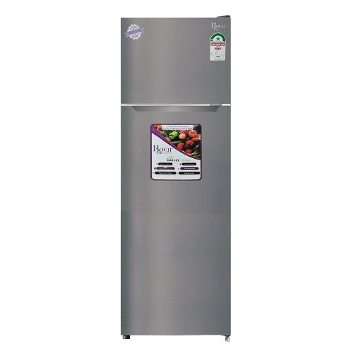 ROCH Réfrigérateur 170L - Silver RFR-210DT Capacité totale : 170 Litres. Type de froid : Statique (avec dégivrage manuel conseillé). Classe Énergétique : A+, ce qui permet une économie d'énergie notable pour un usage quotidien.