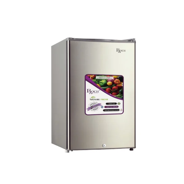 Roch rfr 120s i frigo bar Capacité : 90 litres (volume net), idéal pour conserver des boissons et des aliments essentiels. Configuration : Une seule porte avec un petit compartiment congélateur interne (chiller) pour les glaçons. Dimensions : Environ 83 cm de hauteur, 45 cm de largeur et 49 cm de profondeur.