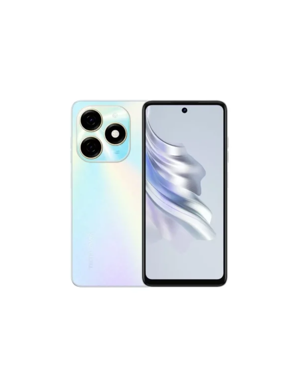 Tecno Spark 20  8GB (extensible virtuellement +8GB). Stockage  256GB interne, extensible via microSD jusqu’à 1 To. OS Android 14 avec HiOS 13.