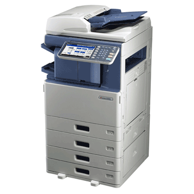 toshiba e-studio 2050c Vitesse d’impression  20 ppm en A4, 10 ppm en A3. Résolution : 600 × 600 dpi (jusqu’à 1200 dpi en impression). Capacité papier : Jusqu’à 2 900 feuilles (250 en cassette standard + 100 bypass).