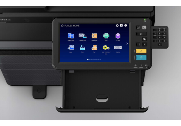 TOSHIBA E -STUDIO 3525AC Type  Multifonction couleur A3 (copie, impression, numérisation, fax en option) Vitesse d’impression : 35 ppm en couleur et N&B Résolution : jusqu’à 1200 × 1200 dpi (équivalent 3600 × 1200 dpi avec pilote PostScript)