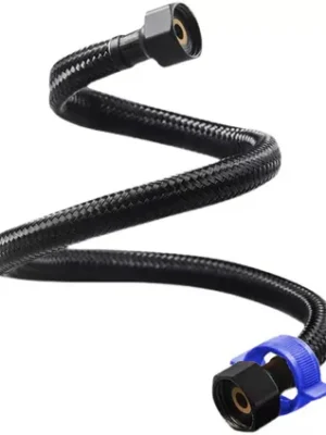 TUYAUX DE RACCORDEMENT FLEXIBLE Pour Sanitaire (Robinetterie) : Petits flexibles (souvent M10 ou 3/8") pour relier les mitigeurs de lavabo ou d'évier. Pour WC : Flexibles courts servant à alimenter le réservoir de la chasse d'eau.